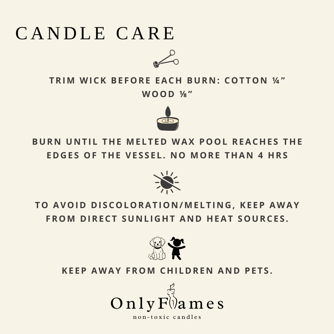 Burnin’ Love Wooden Heart Candle