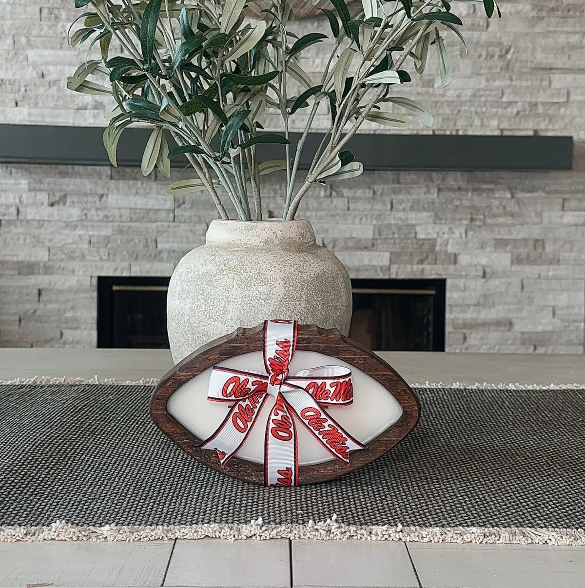 Little Wood Natural | College Football Candle