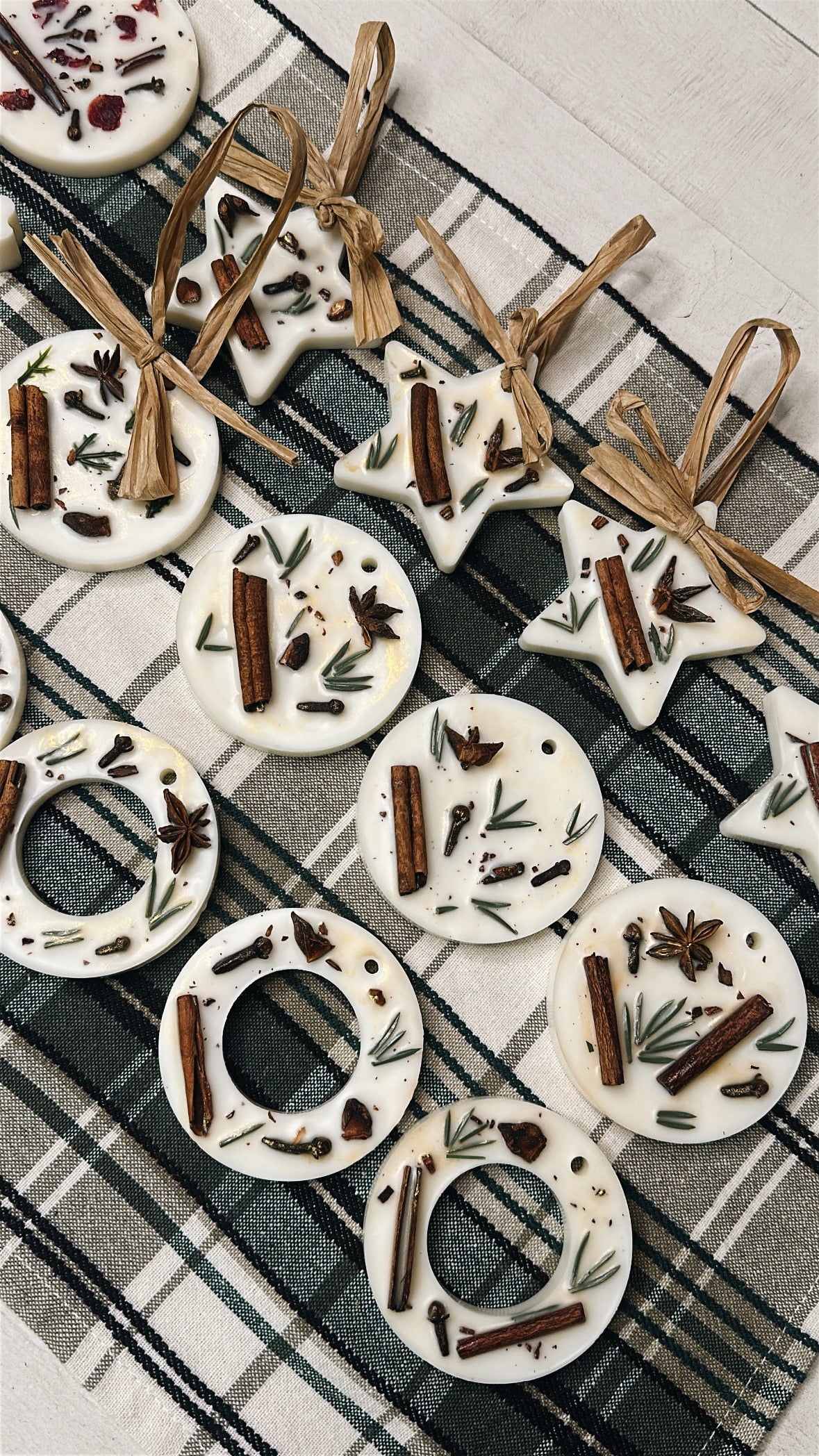 Holiday Wax Ornaments